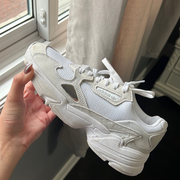 COPY - All white Adidas Falcons - Picture 5 of 10